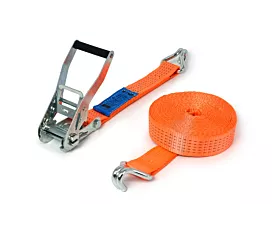 All Tie-Down Straps 50mm 5T - 9m - 50mm - 2-part - Double J-hook - Orange