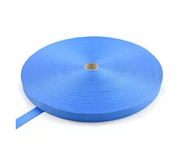 All Webbing Rolls - Polyester Polyester webbing 35mm - 3,750kg - 100m roll - Without stripes (choose your color)