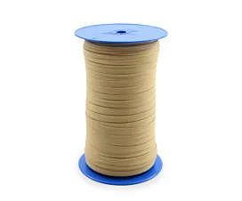 Cotton Webbing Cotton ribbon 10mm - Champagne color - 100m, 250m