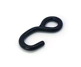 S-Hooks Coated S-hook - 25mm - 800kg - Black