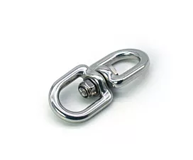 Double-Ended Swivel Eye Hook Double ended swivel eye hook - 700kg - Forged aluminum – Silver