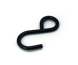 S-Hooks Closed S-hook - 16mm - 100kg - Black