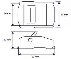 Bestsellers - Stainless Steel Cam buckle stainless steel 400kg - 25mm