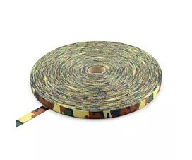 Polyester 25mm Polyester webbing 25mm - 1,200kg - 100m roll - Camouflage