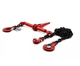 Chain+Ratchet, 1-part, G8 Tie-down chain with ratchet – 1-part - 6mm - 2,200kg - G8