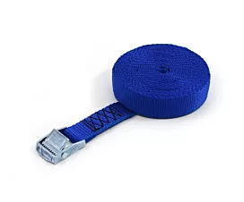 All Tie-Down Straps 25mm 250kg - 1m - 25mm - 1-part - Cam buckle - Blue - 5pcs