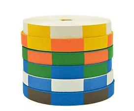 All Cotton Webbing Checkered judo belt (50m roll)