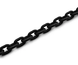 All Steel Wire Ropes & Chains Black chain 8mm - 2000kg - G8 - Standard