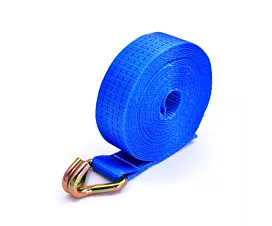 All Tie-Down Straps 50mm 4T - 8.5m - 50mm - Long part with double J-hook - Blue