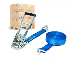 Promos ERGO 5T pallet - 10m - 50mm – 2-part -  Double J-hook - STF500 - Blue - 192pcs