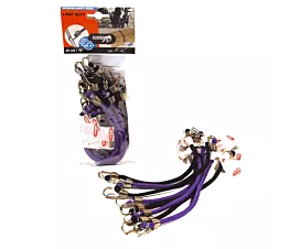 All Accessories Multipack 8 bungee cords light duty - 25cm