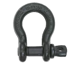 All Bow and D-Shackles Crosby screw-in bow shackle - Theater - S-209T - Black